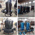 Abrasion-resistant submersible sand pump