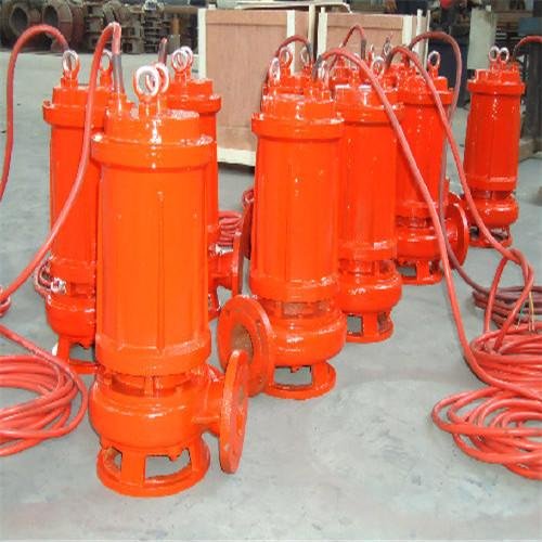 High temperature resistant submersible sewage pump with automatic stirring 5