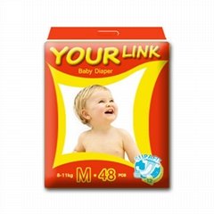 Disposable baby diaper for Africa market free samples