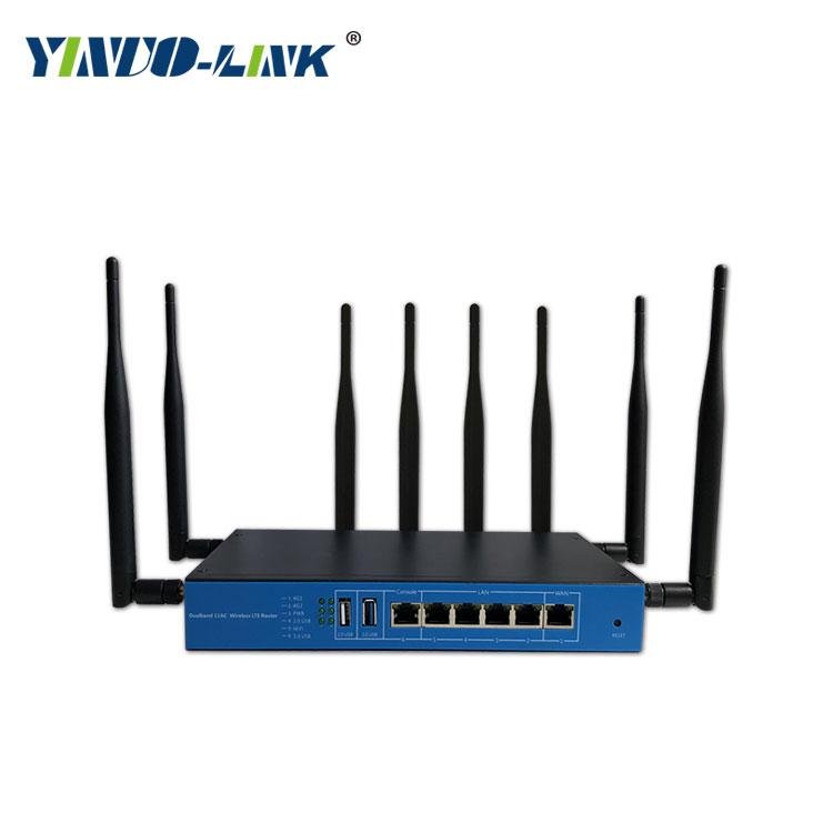 yinuolink high speed industrial 4g wireless router with high efficient and stabl