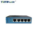 yinuo-link metal housing OEM/ODM switch industrial 100m  5 ports ethernet switch 1