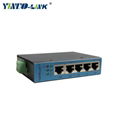 yinuo-link metal housing OEM/ODM switch industrial 100m  5 ports ethernet switch 2