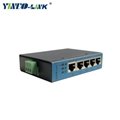yinuo-link metal housing OEM/ODM switch industrial 100m  5 ports ethernet switch 3