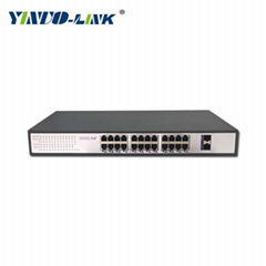 Yinuo-link OEM/ODM 24 port gigabit managed PoE switch