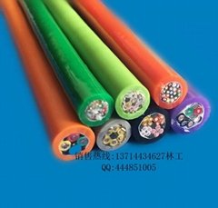聚氨酯拖鏈電纜 高柔性聚氨酯電纜 鑫聯成供