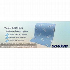 Printed logo Cellulose Polypropylene Spunlace Wipes