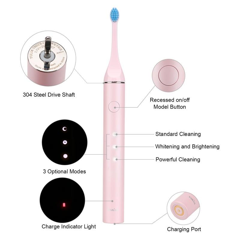 waterproof rechargeable electric toothbrush 2