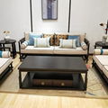 New Chinese style modern solid wooden sofa 2