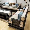 New Chinese style modern solid wooden sofa 3