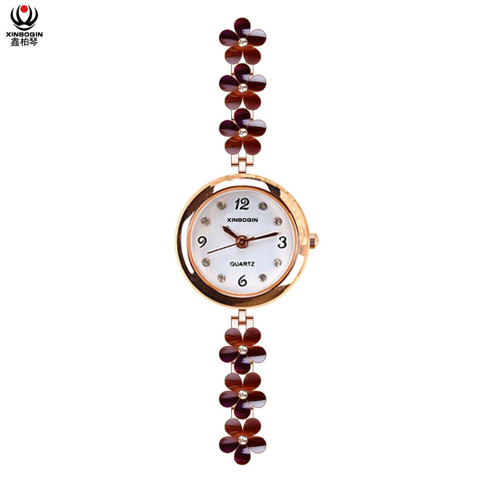 XINBOQIN China Supplier Wholesale Japan Movement PC21 Quartz Acetate Watch Lady  2