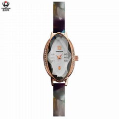 XINBOQIN Dropshipping Girl Brand Fashion Colors Quartz  Waterproof Acetate Watch