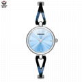 XINBOQIN Factory LOGO Custom Minimalist Trend Design Quartz Acetate Lady Watch 5