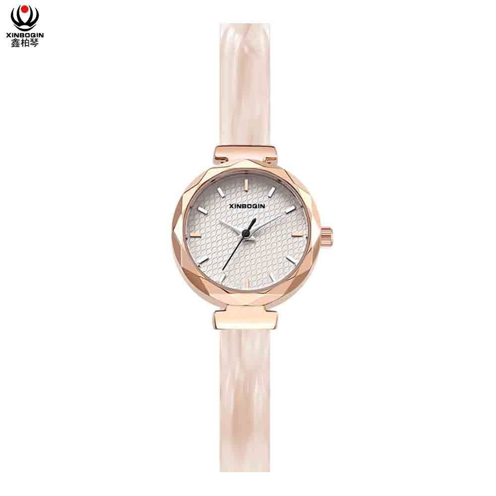 XINBOQIN Dropshipping China Manufacturer New Girls Fashion Quartz Acetate Watch 2