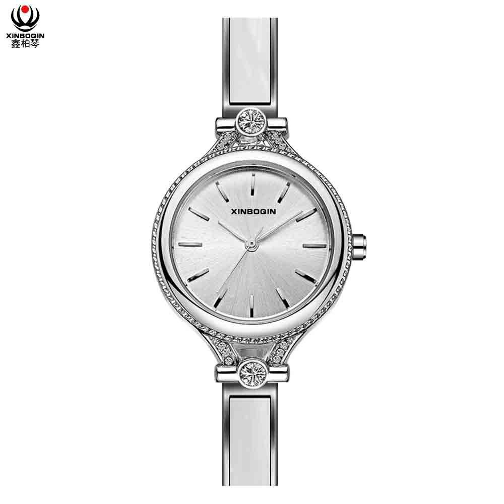 XINBOQIN Factory Custom Luxury Fashion Waterproof Quartz Acetate Women Watch 3