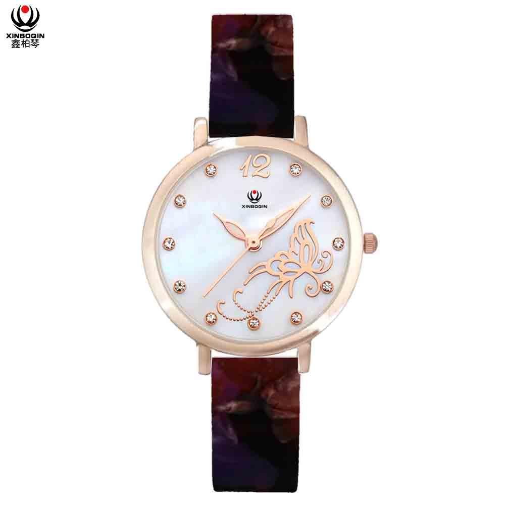 XINBOQIN Factory  Luxury Brands Selling Japan Movement Pc21 Quartz Acetate Watch 5