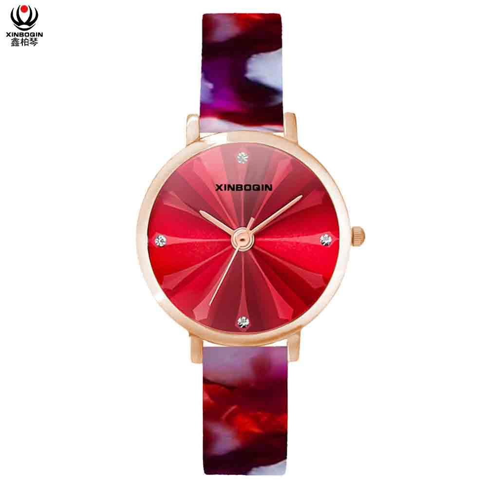 XINBOQIN Supplier Cheap Ladies brands quartz waterproof acetate women's watch 5