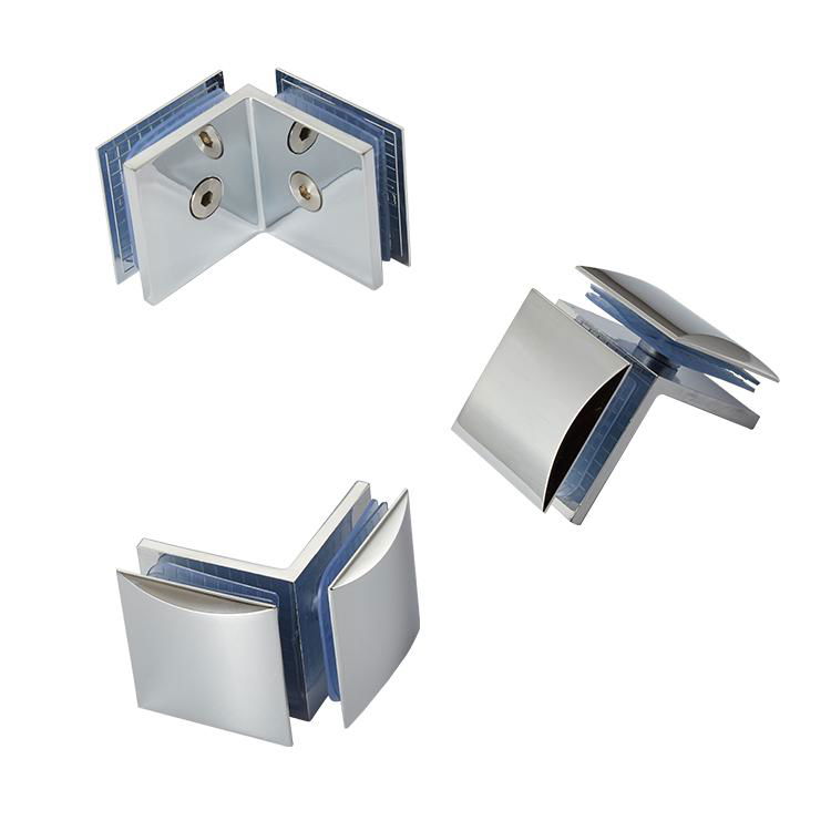 Wholesale high quality 90 degree glass fitting corner clamp 4