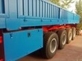 4Axle Extendable Flatbed Semitrailer exported to Ethiopia 1