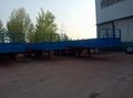 4Axle Extendable Flatbed Semitrailer exported to Ethiopia 4