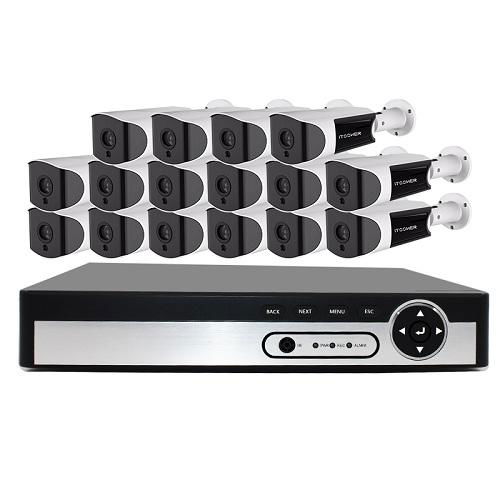 16 Channel H.265 NVR POE HD 5MP CCTV IP Cameras Kits 16CH Surveillance System   4