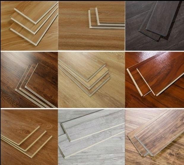  PVC floor tiles with modular flexibility unique design realism wooden effect du 2