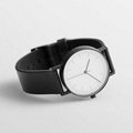 2018 OEM simple fashion leisure leather quartz watch for gifts 3