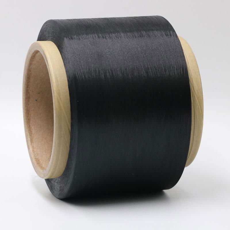 ESD carbon conductive polyester fiber filaments 20D/4 Ftrilobal threeleafXTAA239