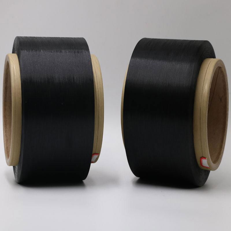 ESD carbon conductive polyester fiber filaments 20D/4 Ftrilobal threeleafXTAA239 2