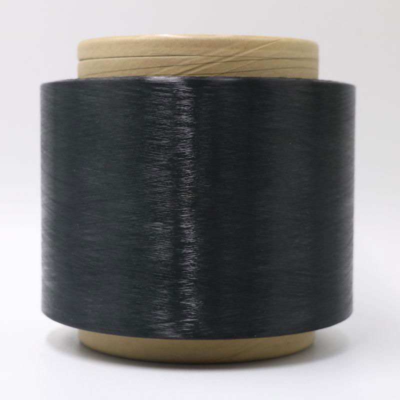 ESD carbon conductive polyester fiber filaments 20D/4 Ftrilobal threeleafXTAA239 3
