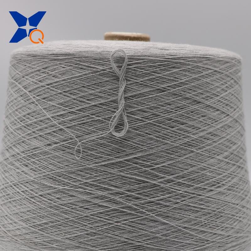 Ne21/2ply -20% stainless steel staple fiber  blended with 80% PL fiber-XT11752 2