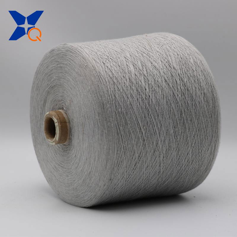 Ne21/2ply -20% stainless steel staple fiber  blended with 80% PL fiber-XT11752 4