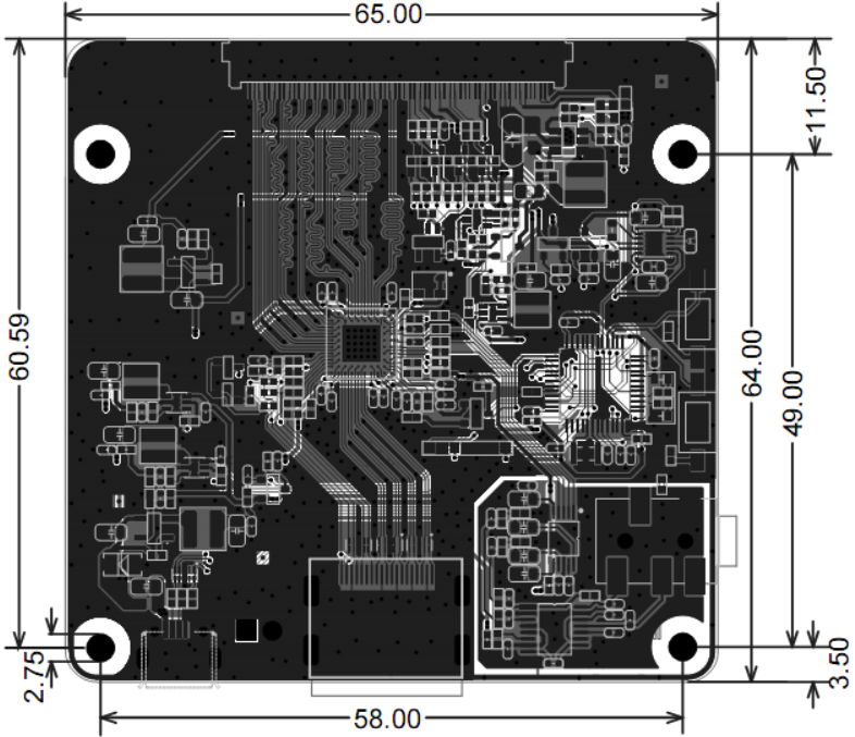 Confu HDMI to MIPI Driver Board for 3.4 Round Circular 800x800 Panel China 2