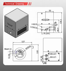 14mm beam apeature scanner head Laser equipment parts spare parts Galvo Scanner