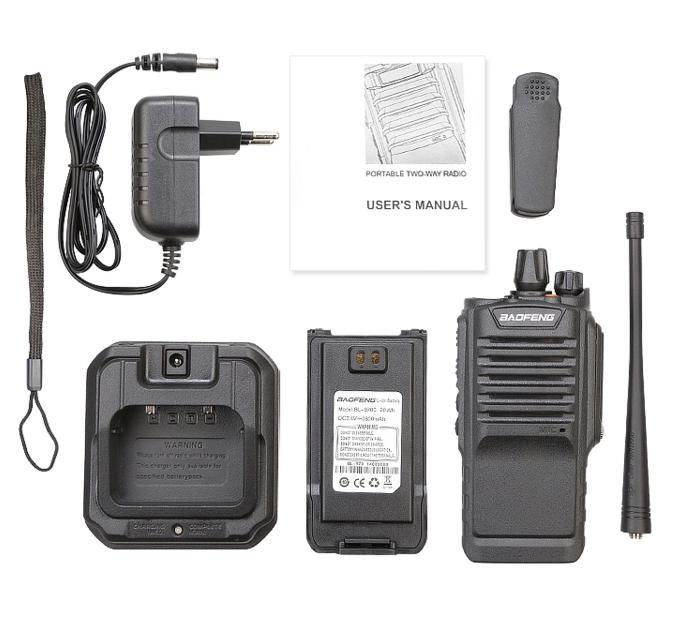 Baofeng walkie talkie BF-9700 waterproof dual band portable two way ...