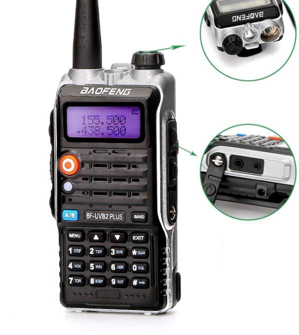 Hot Sale Baofeng BF-UVB2plus Two Way Radio  Handheld Walkie Talkie 2