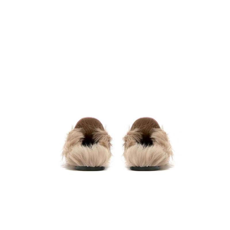 Muller shoes hairy slippers 5