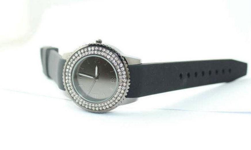 New silicone watch with diamond simple quartz silica watch ladies fashion ring s 2