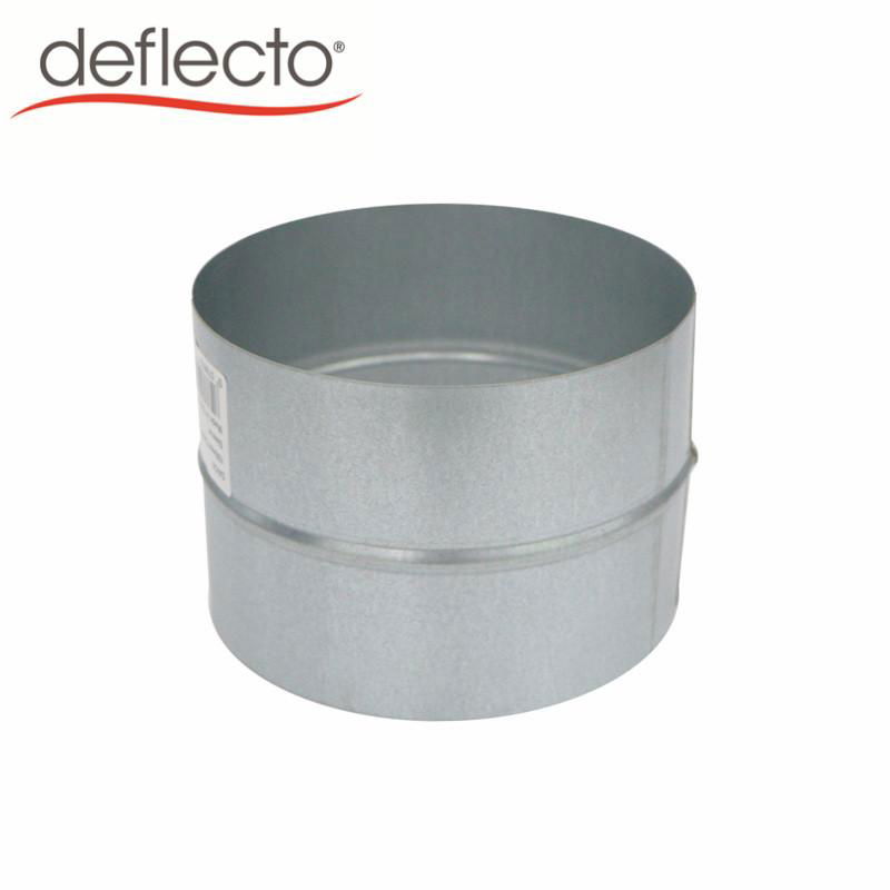 Galvanized Iron/Steel 4 inch Duct Connector Equal-dia Connector for Pipe Hose