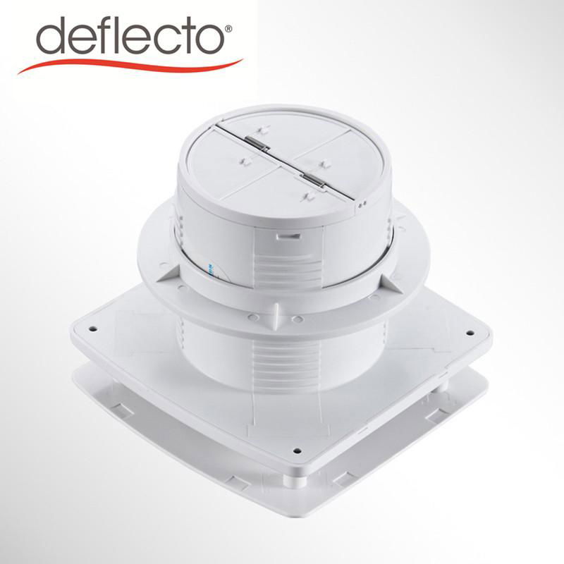 Humidity Sensor 6 Inch Sliver Grey ABS Ventilation Exhaust Fan 5