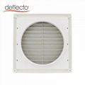 8 Inch Plastic Louered Vent Cover Ventilation Grille with Flyscreen 2