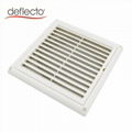 8 Inch Plastic Louered Vent Cover Ventilation Grille with Flyscreen 3
