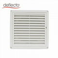 8 Inch Plastic Louered Vent Cover Ventilation Grille with Flyscreen 4