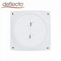 4/6 Inch  ABS Plastic White Square Mount Ducted  Fan, 220V