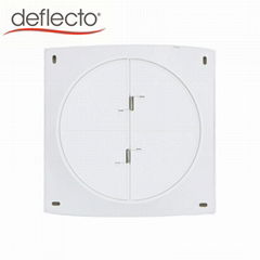 4/6 Inch  ABS Plastic White Square Mount Ducted  Fan, 220V