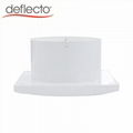 4/6 Inch  ABS Plastic White Square Mount Ducted  Fan, 220V 4