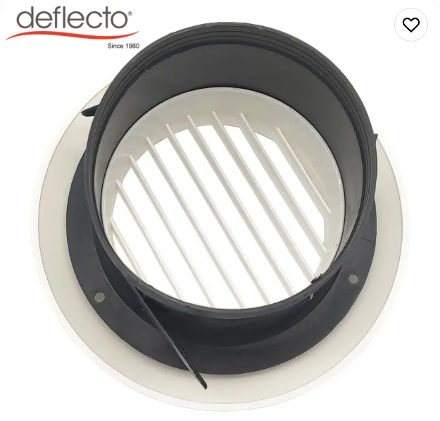 3 Inch,75mm ABS Grille round straight louver Cover Diffuser 2