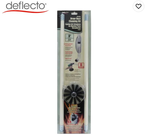  8/12 Feet Dryer Duct Cleaning kit 2