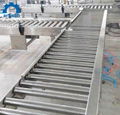 Roller conveyor product line with lift equipment 4