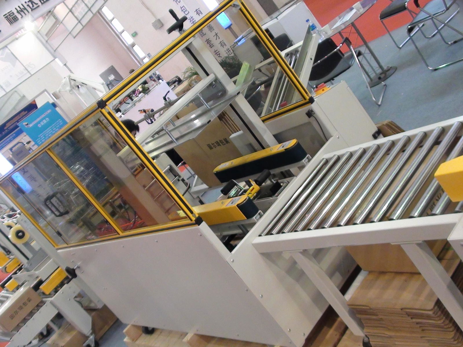 High Speed Carton Erector with Bottom Sealer Case Erector and Packer