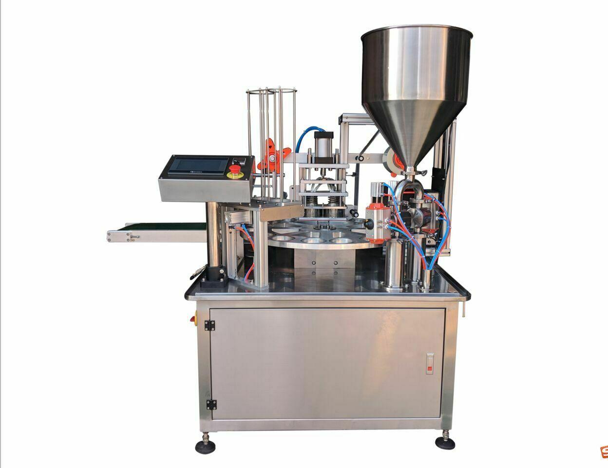 automatic cup putting Kcup filling sealing machine plastic cup packing